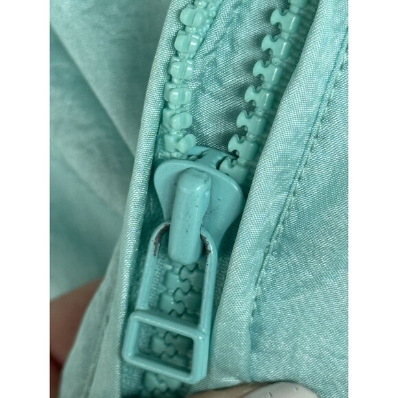 VINTAGE 80s 90s Windbreaker Jacket Light Blue Size Small Pacific Trail - Picture 3 of 8